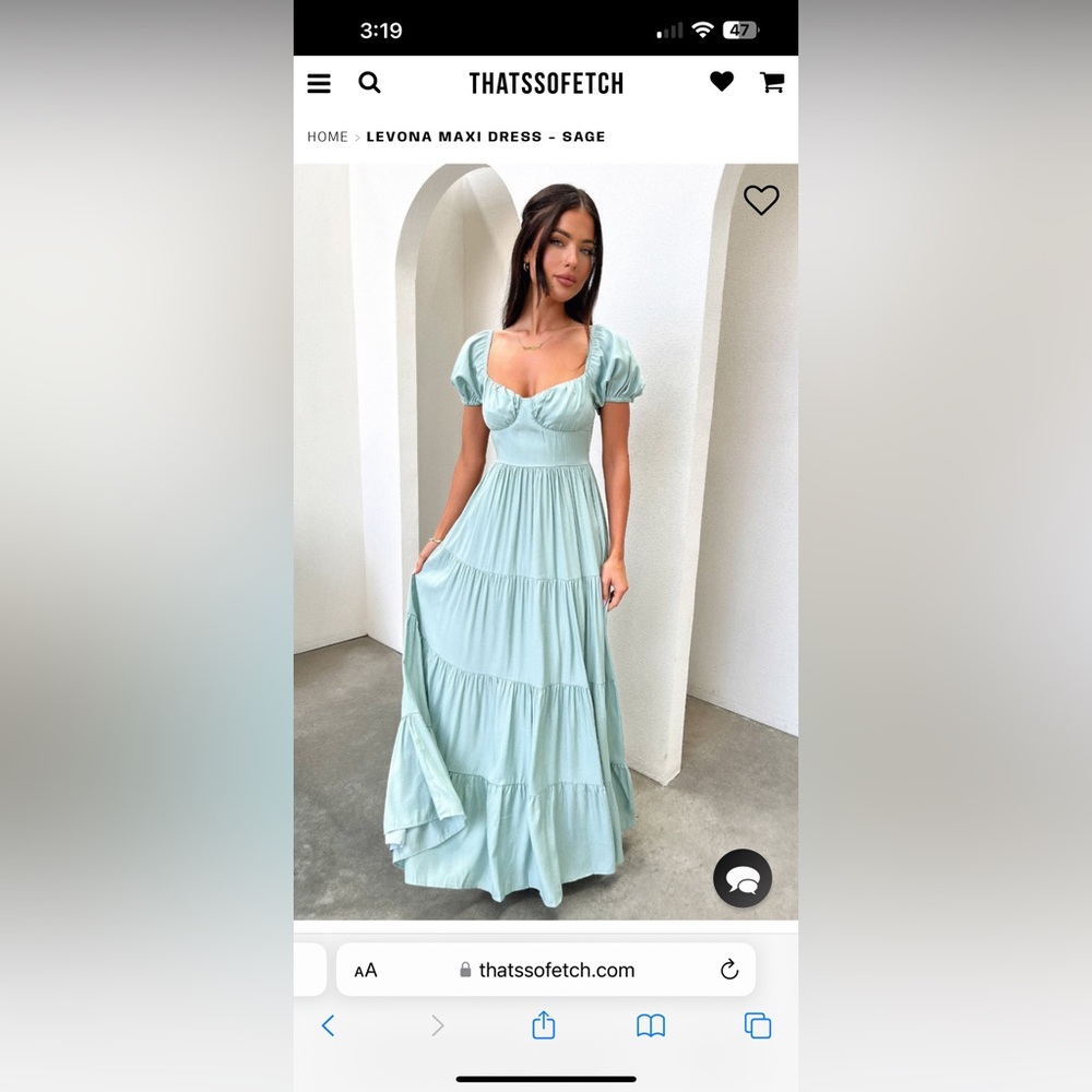 THATSSOFETCH Levona Maxi Dress